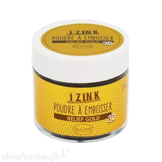 Poudre à embosser doré Aladine izink 25ml