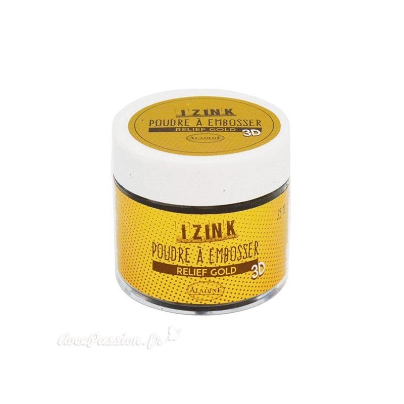 Poudre à embosser doré Aladine izink 25ml