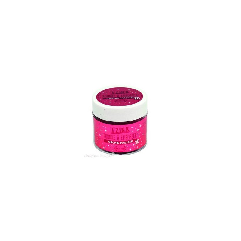 Poudre à embosser pailleté Orchid Aladine izink 25ml