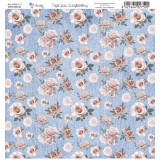 Papier scrapbooking assortiment Amelie Prager jeans background 7fe 30x30