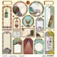 Papier scrapbooking réversible Ciao Bella Hipster tags 30x30