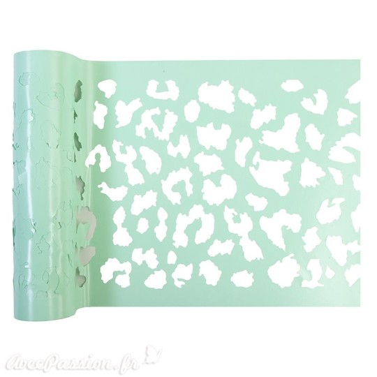 Pochoir adhésif en rouleau Redesign stencil roll Leopard 15cmx2.74m