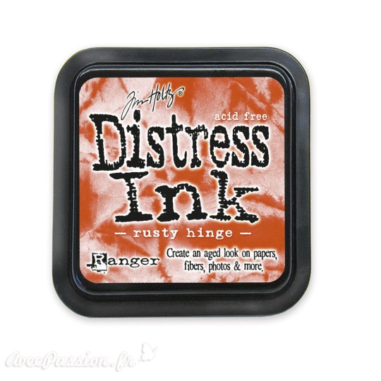 Encre distress Ranger Tim Holtz rusty hinge