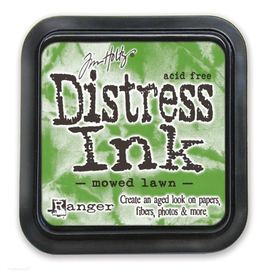 Encre distress Ranger Tim Holtz mowed lawn