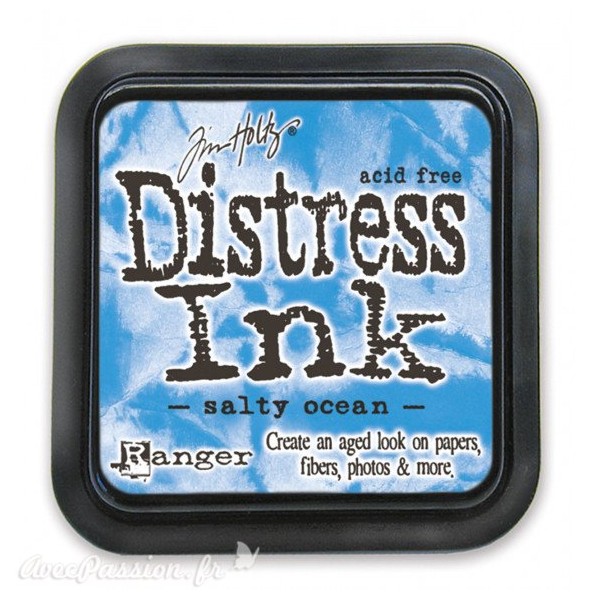 Encre distress Ranger Tim Holtz salty ocean