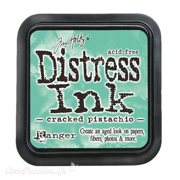 Encre distress Ranger Tim Holtz cracked pistachio