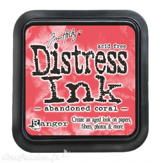 Encre distress Ranger Tim Holtz abandoned coral