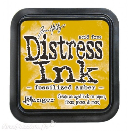 Encre distress Ranger Tim Holtz fossilized amber