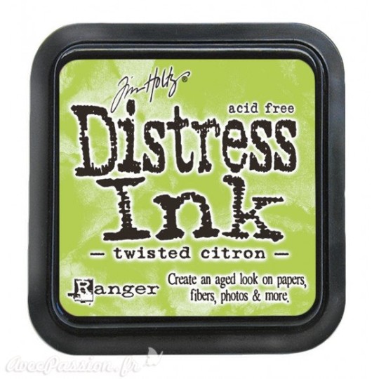 Encre distress Ranger Tim Holtz twisted citron