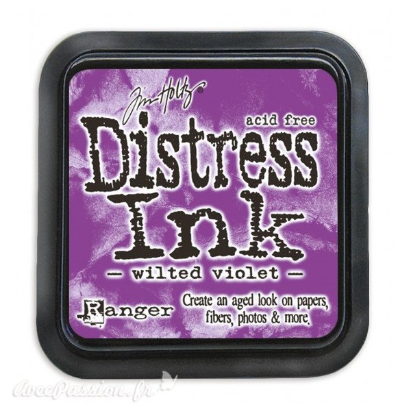 Encre distress Ranger Tim Holtz wilted violet