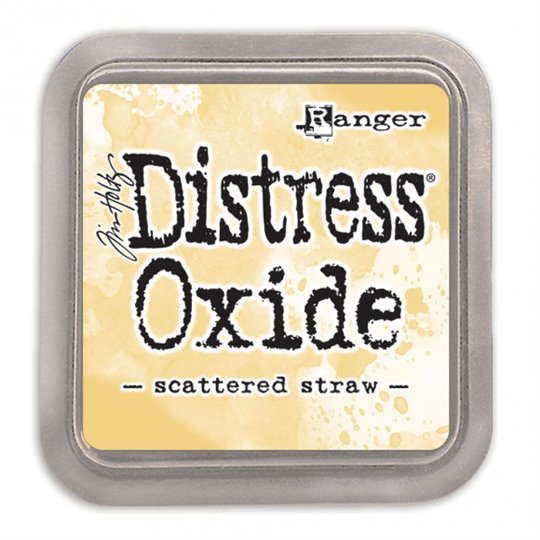 Encre distress Oxide Ranger Tim Holtz scattered straw