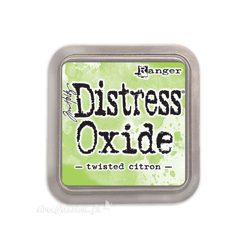 Encre distress Oxide Ranger Tim Holtz twisted citron