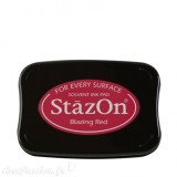 Encre Stazon permanente rouge Blazing Red