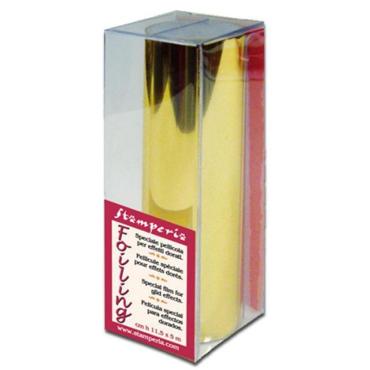 Foil Transfert métallisé pour scrapbooking Doré 2m