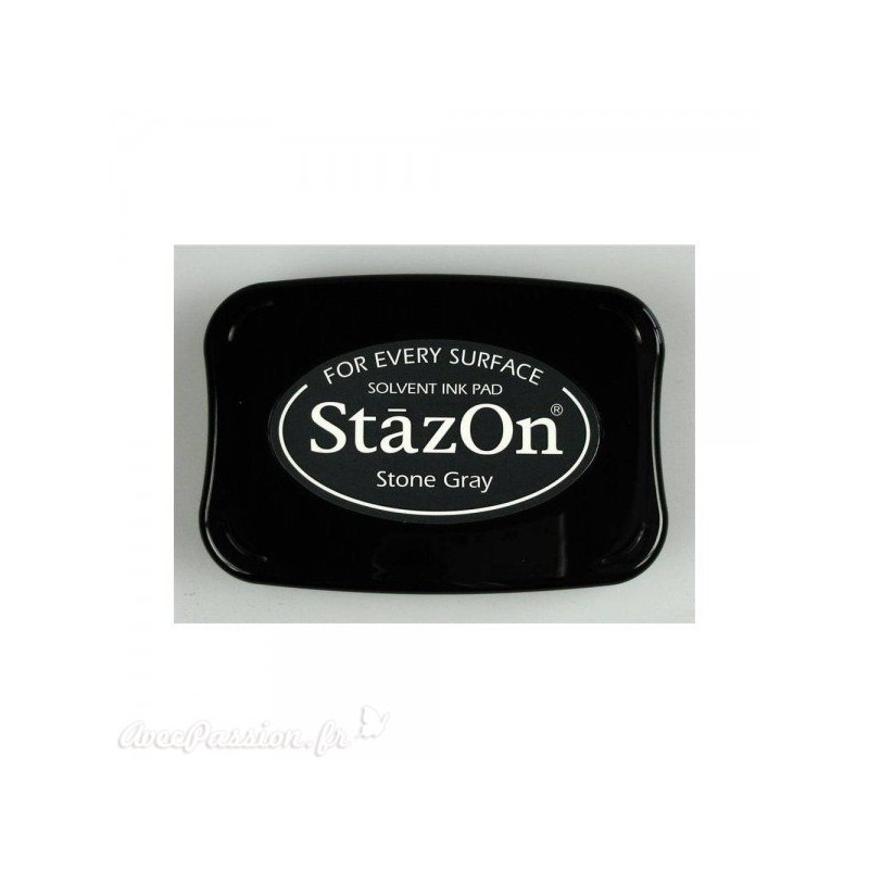 Encre Stazon permanente Stone Grey