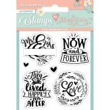 Tampon clear motifs now and forever 6 tampons Stamperia