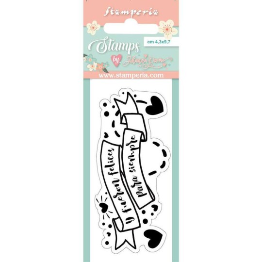 Tampon clear motifs label 1p Stamperia