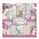 Papier scrapbooking assortiment Stamperia 10f 30x30  Hortensia