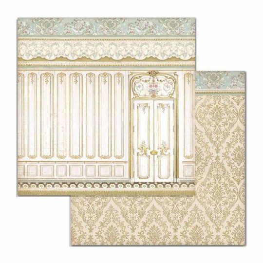 Papier scrapbooking door Stamperia 30x30 réversible