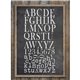 Tampons IOD Clear Stamps Typesetting 2 plaques alphabet