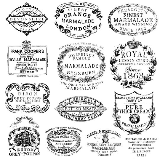 Tampons IOD Clear Stamps Crockery