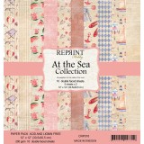 Papier scrapbooking assortiment Reprint Hobby at the sea recto verso 30x30 10fe