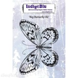 Tampon caoutchouc IndigoBlu Big Butterfly BB2 A6  - Derniers exemplaires
