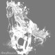 Décalcomanie Transfert pelliculable Majestic Horse blanc 57x63cm
