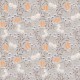 Papier italien motifs fleurs fond gris