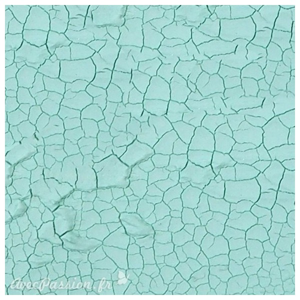 Pâte à craqueler verte monocomposant Creative Expressions • Cosmic Shimmer Crackle paste frosted aqua