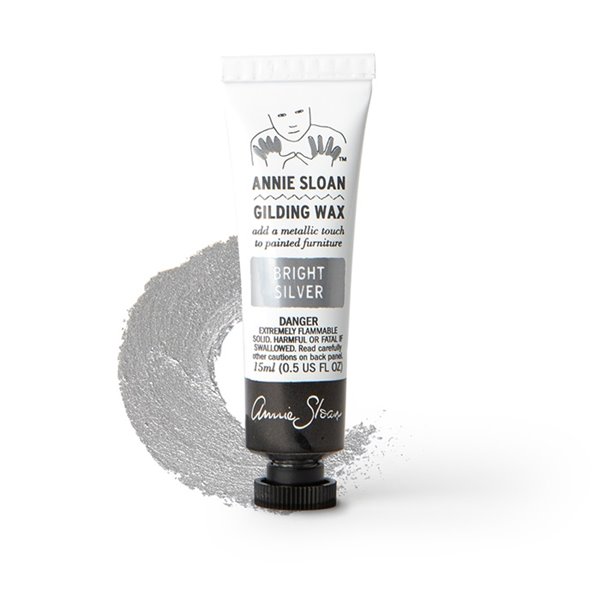 Cire à Dorer Annie Sloan Gilding Wax Bright Silver