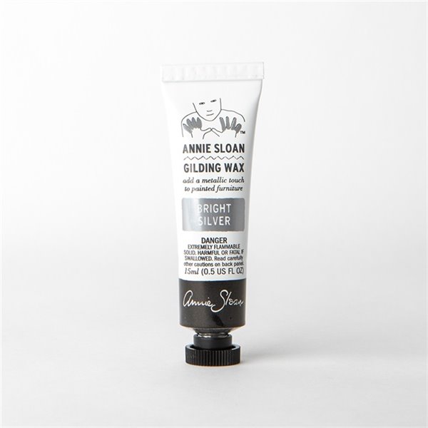 Cire à Dorer Annie Sloan Gilding Wax Bright Silver