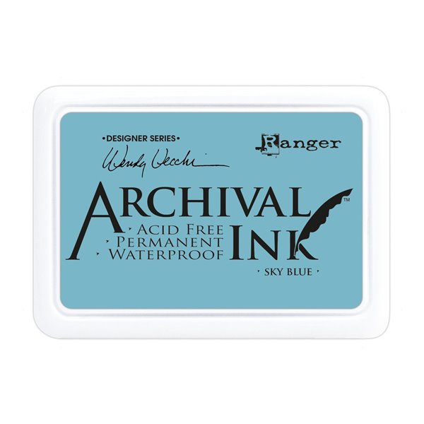 Tampon encreur Archival Ink Ranger sky blue