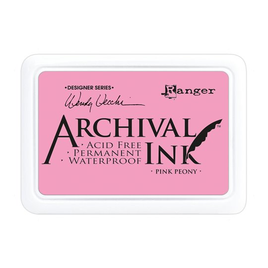 Tampon encreur Archival Ink Ranger Pink peony