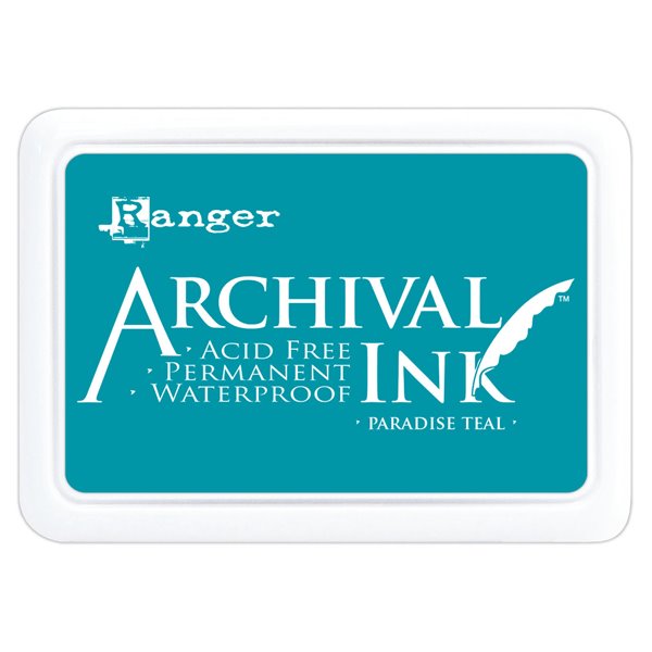 Tampon encreur Archival Ink Ranger Paradise teal