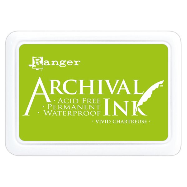 Tampon encreur Archival Ink Ranger Vivid chartreuse