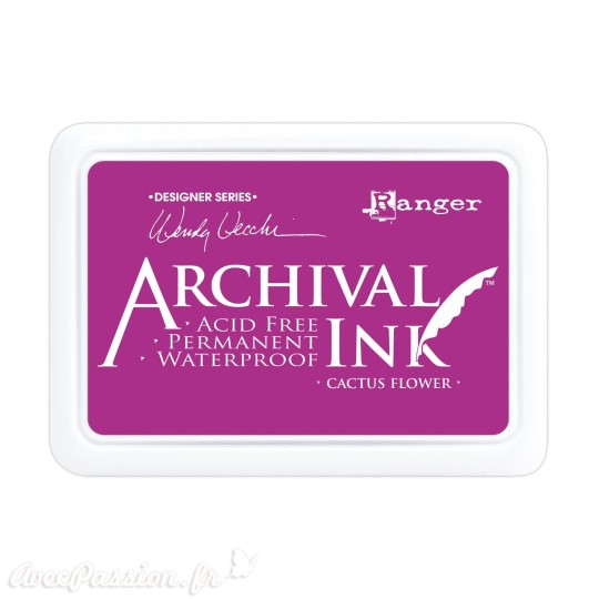Tampon encreur Archival Ink Ranger Cactus flower Tampon encreur Archival Ink Ranger Cactus flower