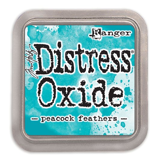 Encre distress Oxide Ranger Tim Holtz Peacock feathers