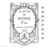 Transfert pelliculable Amatxi fabrication française Album de broderie