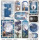 Papier scrapbooking réversible Ciao Bella Moon & Me Cards and Tags 30x30