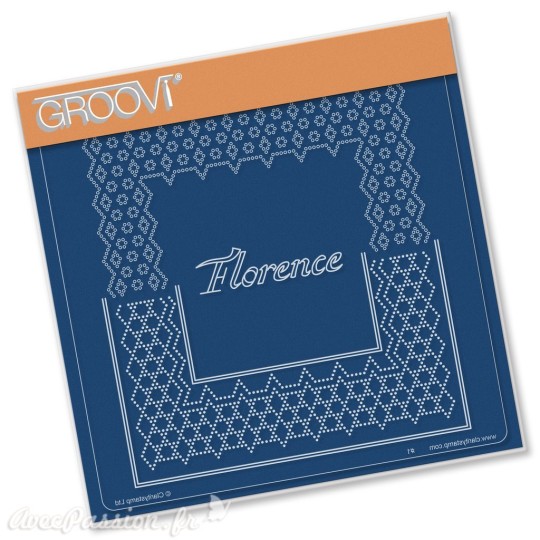 Groovi gabarit parchemin italian cities diagonal Florence 15x15cm