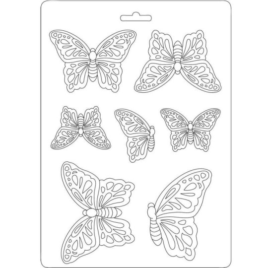 Moule souple soft mould Stamperia fin pour modelage round lace
