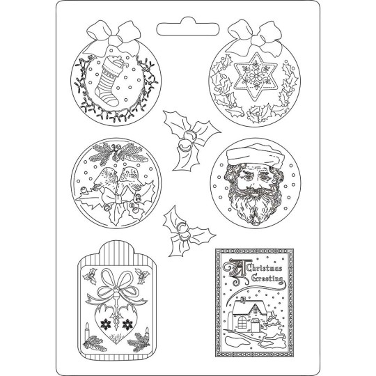 Moule décoratif thermoformé Stamperia hortensia stampo Moule décoratif thermoformé Stamperia hortensia stampo