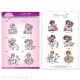 Tampons Pergamano Marina Fedotova clear stamps x6 Flower