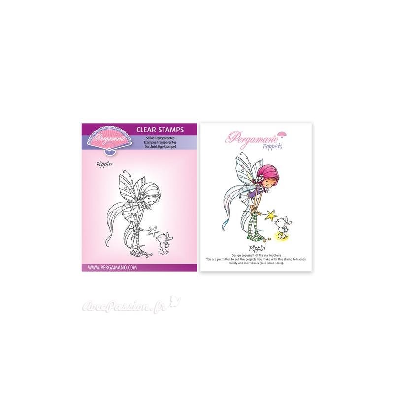 Tampon Pergamano Marina Fedotova clear stamps Pippin