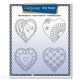 Tampons Claritystamp clear stamps x4 Linda Williams reine de coeur