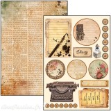 Papier scrapbooking A4 assortiment Ciao Bella the muse 9fe