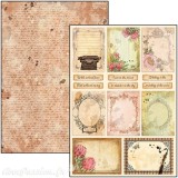 Papier scrapbooking A4 assortiment Ciao Bella the muse 9fe