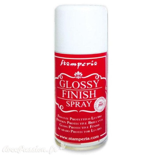 Vernis Spray Finish glossy Stamperia