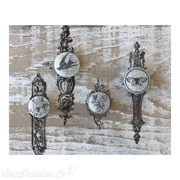 Boutons de meubles en bois 3,8 cm x4 grand